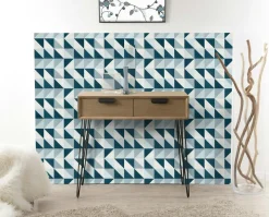 Consoles Industrielles|Consoles Industrielles|Console bois pieds épingle style rétro