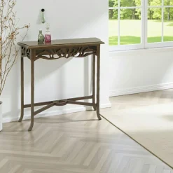 Tradition Consoles En Bois|Consoles En Bois|Console coloniale bois hévéa 80cm