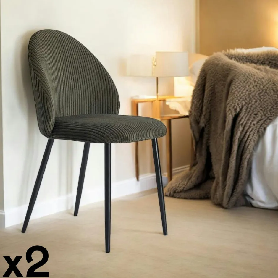 MARFA Consoles En Bois|Consoles En Bois|Console de salon noire ovale - pieds en V, effet bois