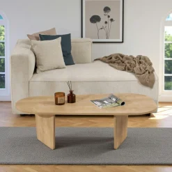 JENA Consoles En Bois|Consoles En Bois|Console d'entrée avec rangement, effet bois clair