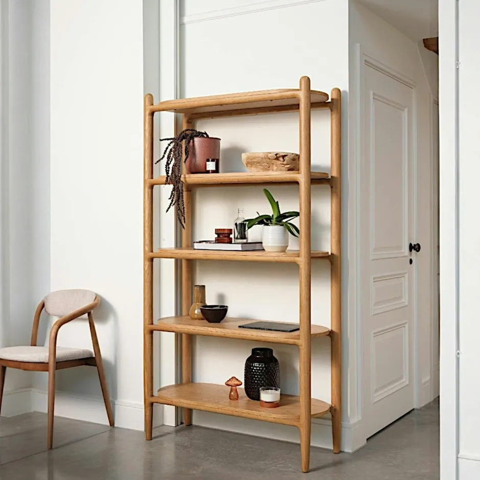 SITIA Consoles En Bois|Consoles En Bois|Console d'entrée en bois clair - 3 pieds