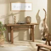 Swing Consoles En Bois|Consoles En Bois|Console d'entrée en teck recyclé 140 cm