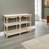 Tradition Consoles En Bois|Consoles En Bois|Console Drapier Hévéa 3 plateaux 125x40x90cm