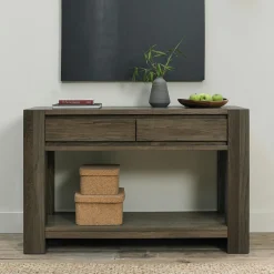 ALLEN Consoles En Bois|Consoles En Bois|Console en bois de chêne fumé