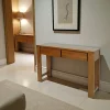 Olga Consoles Avec Tiroirs|Consoles Avec Tiroir|Console Hévéa 2 tiroirs 115x30x75cm