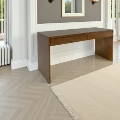 Baltic Consoles Scandinaves|Consoles Avec Tiroirs|Console Hévéa 2 tiroirs 160x60x80cm