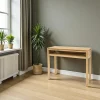 Olga Consoles En Bois|Consoles En Bois|Console hévéa 100cm