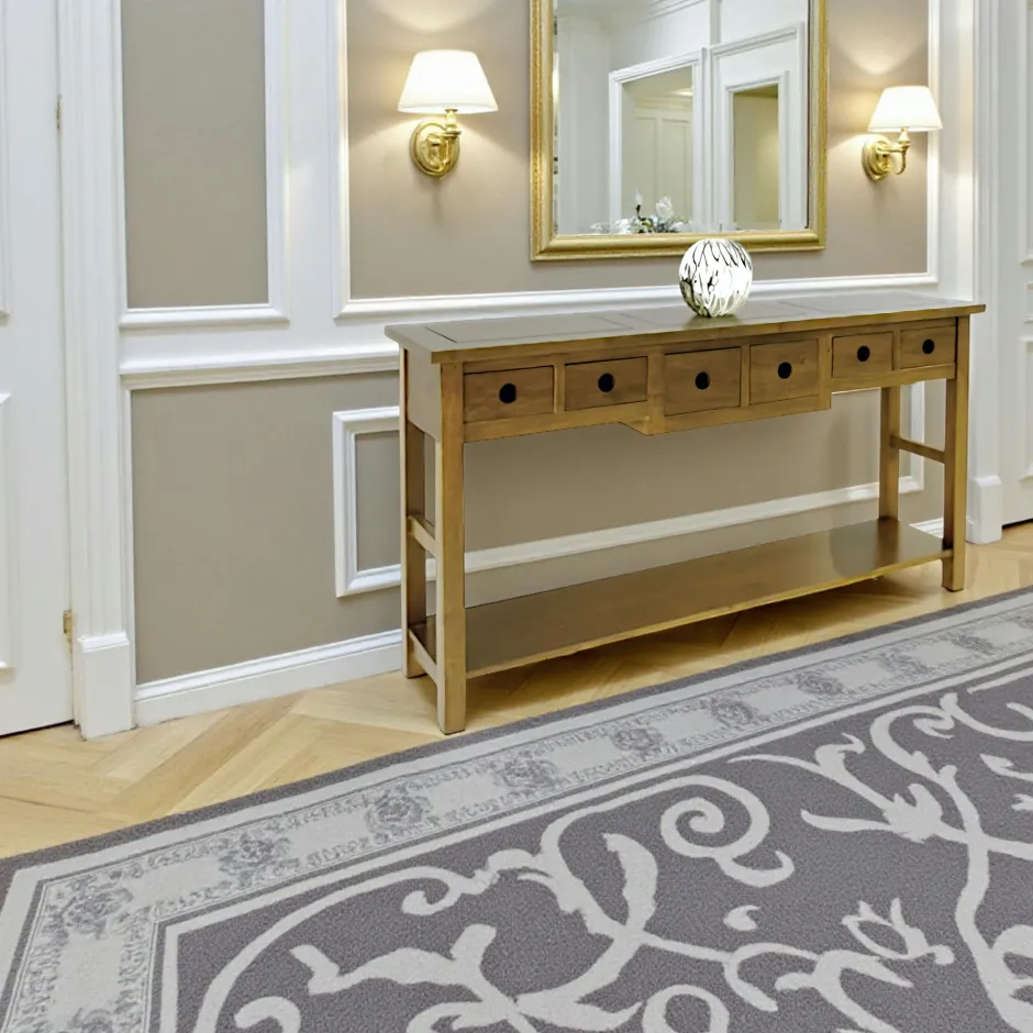 Tradition Consoles Avec Tiroirs|Consoles Avec Tiroir|Console Hévéa double plateaux, 6 tiroirs 145x35x78cm