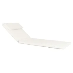 MENDOZA Transats / Bains De Soleil|Coussin blanc pour bain de soleil