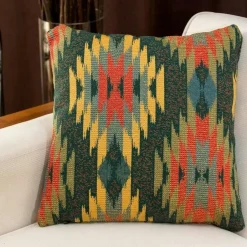 IZMIR Textile·Coussins|Coussin déco – fleurs et oiseaux (lot de 3)