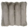 BRUGES Textile·Coussins|Coussin en fausse fourrure beige taupe