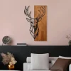 Décorations Murales|Décoration murale métal et bois – cerf