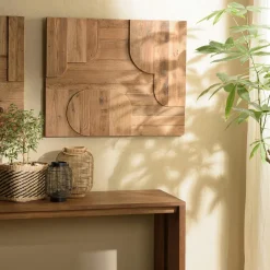DENVER Univers Déco·Maison De Campagne|Décorations Murales|Décoration murale pin recyclé formes en relief