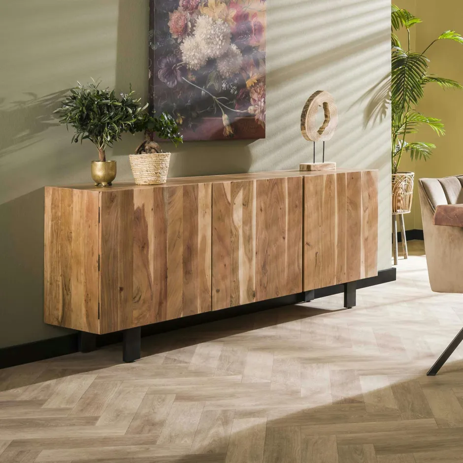 Melbourne Meubles De Salon·Etagères Murales|Meubles De Rangement·Etagères Murales|Etagère cube murale en bois d'acacia (lot de 3)