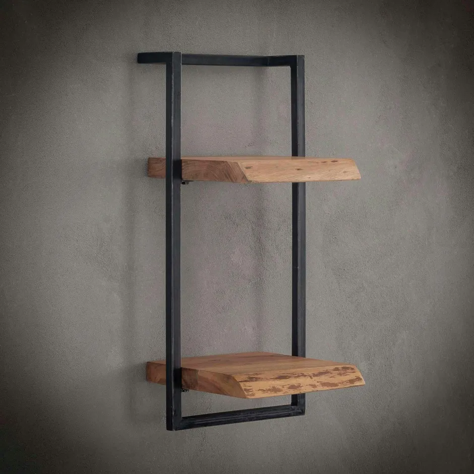 Melbourne Meubles De Salon·Etagères Murales|Meubles De Rangement·Etagères Murales|Etagère murale ronde en bois d'acacia Ø 35 cm (lot de 3)