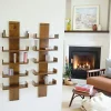Helena Meubles De Salon·Etagères Murales|Meubles De Rangement·Etagères Murales|Etagères range CD hévéa (lot de 2)