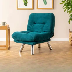 CUSCO Fauteuils Convertibles|Fauteuil convertible banquette beige pieds chromés