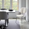 LIGURIE Meubles De Cuisine·Chaises|Chaises Contemporaines|Fauteuil de table gris à dossier ouvert (lot de 2)