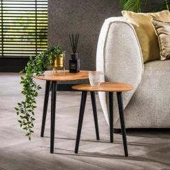 Meubles De Cuisine·Chaises|Chaises Avec Accoudoirs|Fauteuil de table marron chocolat (lot de 2)