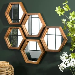 Swing Univers Déco·Globe-Trotter|Fauteuil rond marron bois recyclé et chanvre tressé