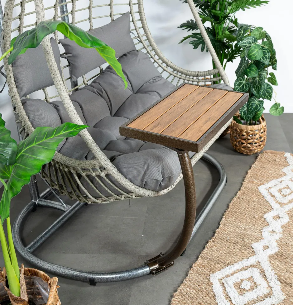 SOUTH BEACH Univers Déco·Maison De Campagne|Fauteuils Suspendus|Fauteuil suspendu résine noire