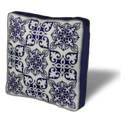 IZMIR Textile·Galettes De Chaise|Galette de chaise rembourrée – carreaux de ciment