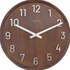Horloges|Horloge murale moderne marron