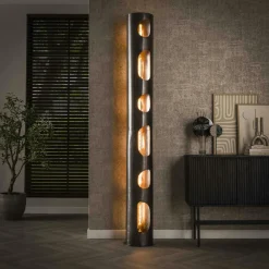 RALF Lampadaires|Lampes À Poser·Lampe Style Industriel|Lampadaire cylindrique ouvert H 71 cm