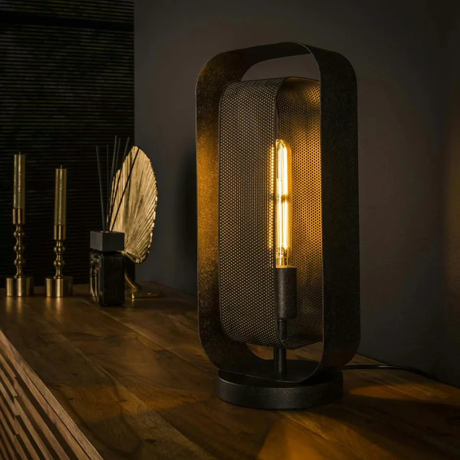 RALF Lampadaires|Lampes À Poser·Lampe Style Industriel|Lampadaire industriel à double cadre 3 lampes