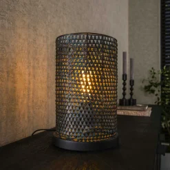 TRIBECA Lampadaires|Lampadaire moderne 2 lampes effet maille