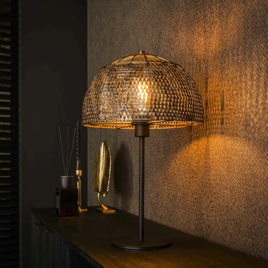 RALF Lampadaires|Lampes À Poser·Lampe Style Industriel|Lampadaire noir effet étoilé 120 cm