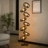 RALF Lampadaires|Lampes À Poser·Lampe Style Industriel|Lampadaire salon 8 anneaux