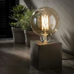 TRIBECA Lampes À Poser·Lampe Style Industriel|Lampe de salon avec abat-jour effet maille