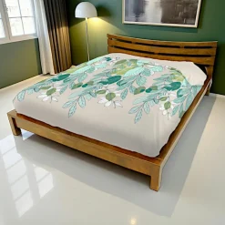 Niagara Lits 2 Places|Lit 2 places couchage 140x190 avec tête de lit basse Hévéa 156x204x80cm