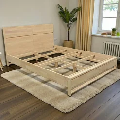 Baltic Lits Scandinaves|Lits 2 Places|Lit 2 places Hévéa pour couchage 160x200 167x217x97cm