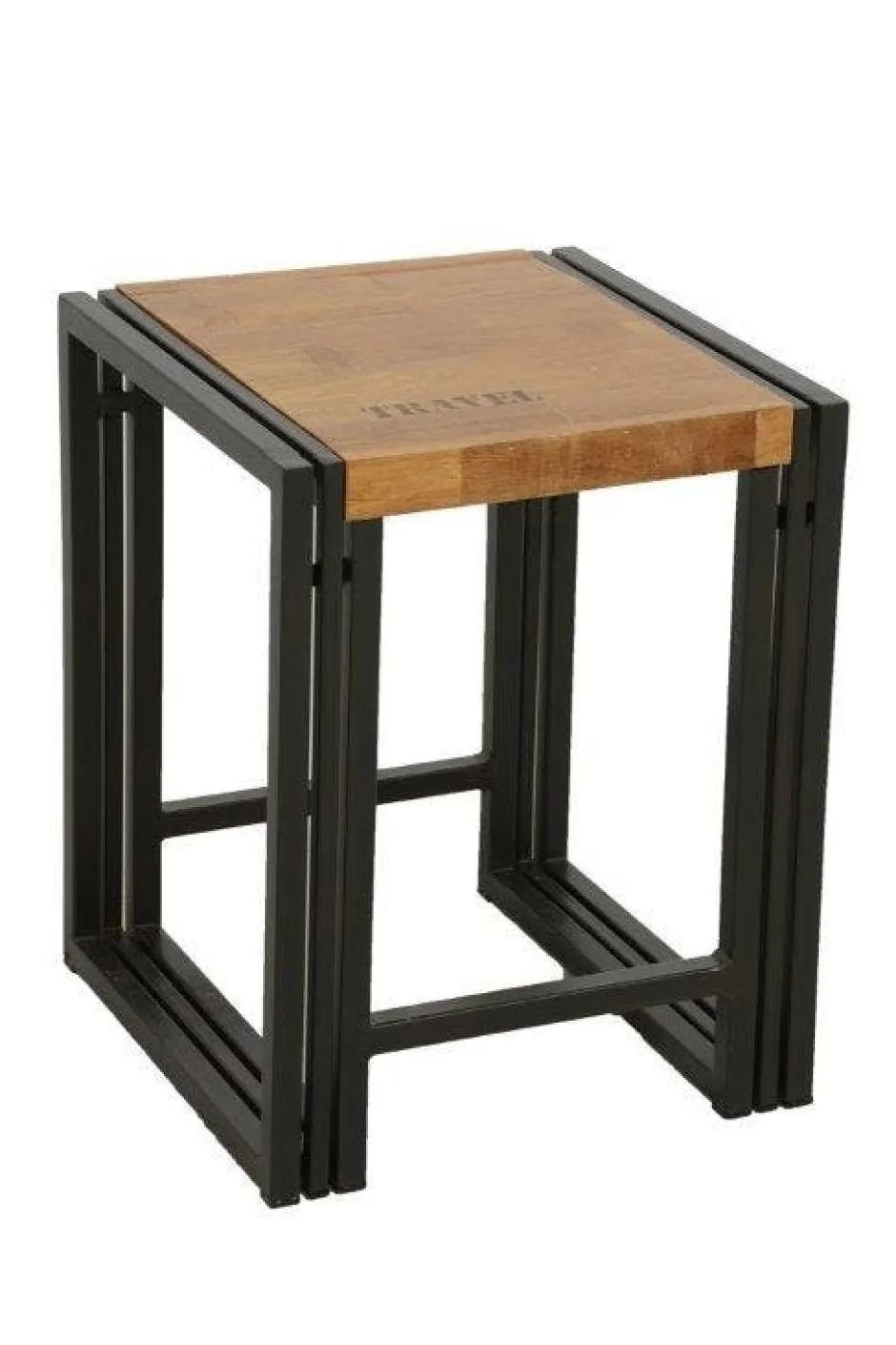 Docker Meubles D'Entrée·Vestiaires|Meubles D'Entrée·Vestiaires / Meubles À Chaussures|Meuble à chaussures hévéa recyclé naturel et métal noirci 8 tiroirs 132X40X91cm