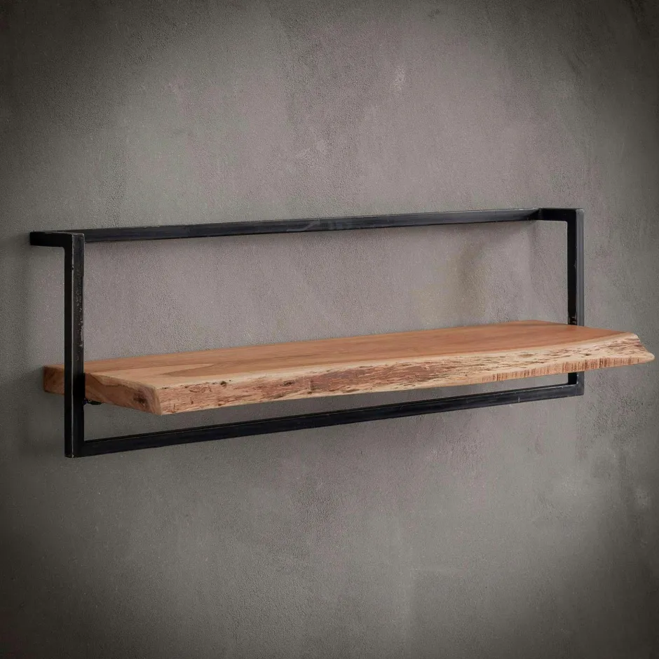 Docker Meubles D'Entrée·Vestiaires|Meubles D'Entrée·Vestiaires / Meubles À Chaussures|Meuble à chaussures hévéa recyclé naturel et métal noirci 8 tiroirs 132X40X91cm