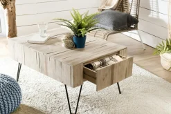 Jaipur Univers Déco·Scandinave Hygge|Univers Déco·Globe-Trotter|Meuble console bois flotté teck 120x39 cm