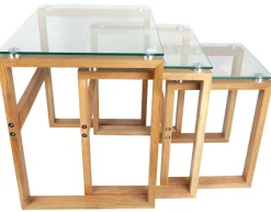 Tradition Bibliothèques En Bois|Bibliothèques En Bois|Meuble d'angle de rangement hévéa 70x53x125cm