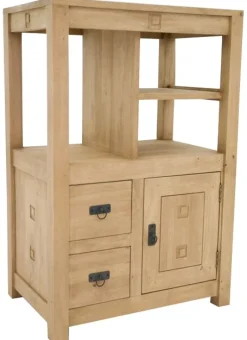 Tessa Bibliothèques En Bois|Bibliothèques En Bois|Meuble de rangement / Bibliothèque en hévéa 75 x 112cm