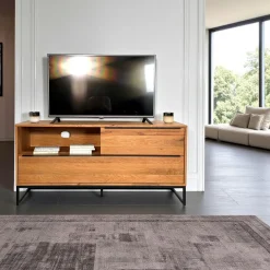 VOLGA Meubles Tv En Bois|Meuble tv avec rangement