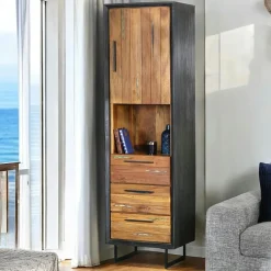 PHOENIX Meubles Tv En Bois|Meuble tv bois recyclé de bateau