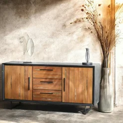 PHOENIX Meubles Tv En Bois|Meuble tv bois recyclé de bateau