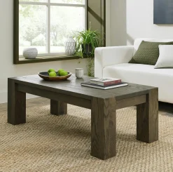 ALLEN Meubles Tv En Bois|Meuble tv en bois de chêne fumé