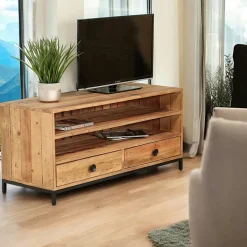 CANBERRA Meubles Tv Industriels|Meubles Tv En Bois|Meuble tv en bois recyclé