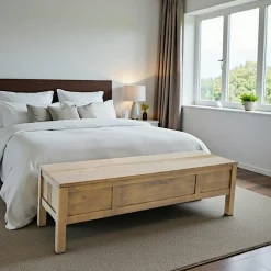 Helena Meubles Tv En Bois|Meuble TV hévéa 2 niches 120cm