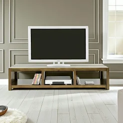 Gala Meubles Tv En Bois|Meuble TV hévéa 3 niches 162cm