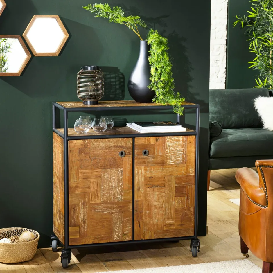 Helena Meubles Tv En Bois|Meuble TV hévéa 80cm