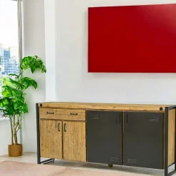 Brooklyn Meubles Tv Industriels|Meubles Tv En Bois|Meuble TV industriel bois métal boulons