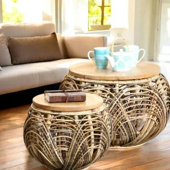 ALGA Univers Déco·Scandinave Hygge|Meubles Tv Vintage|Meuble tv moderne avec cannage